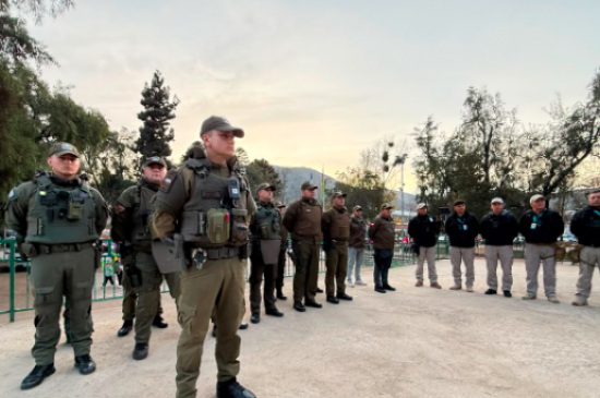 Tres detenidos y más de 300 controles deja masiva Ronda Impacto de Carabineros en Curacaví