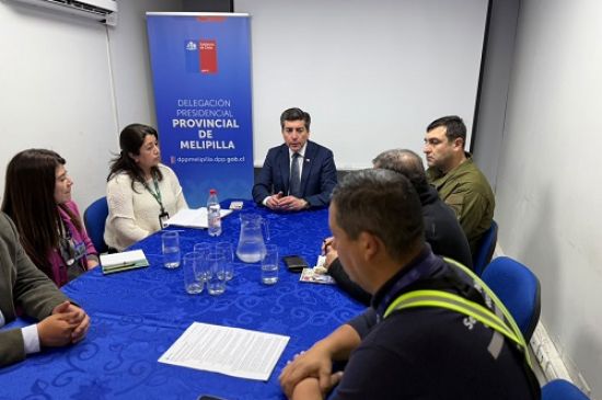 Delegado Gastón Libuy encabeza reunión de coordinación para reforzar fiscalizaciones durante Fiestas Patrias