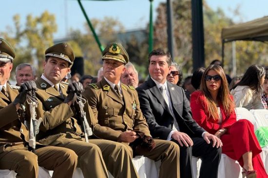 Carabineros de Melipilla celebran su 99° aniversario con desfile y homenaje especial
