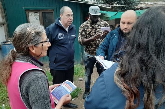 Delegación Presidencial Provincial de Melipilla y SERVIU notifican eva-cuación preventiva a familias de la ribera del Río Maipo ante pronóstico de intensas lluvias