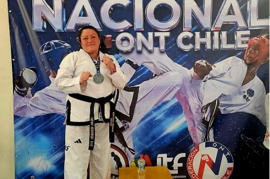 Orgullo Curacavinano: Melina Ossandón brilla en el Nacional de Taekwondo ITF