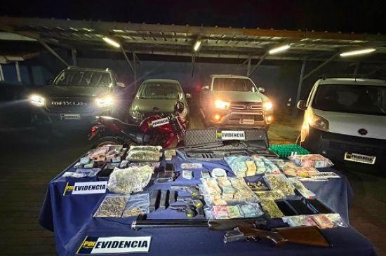 OLPE AL NARCOTRÁFICO:  Delegado Presidencial Provincial Gastón Libuy destaca exitoso operativo de PDI Melipilla que desarticuló organización criminal