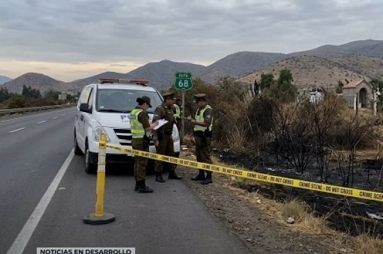 Hallazgo de cuerpo calcinado en Curacaví: Hipótesis apunta a persona en situación de calle como posible víctima