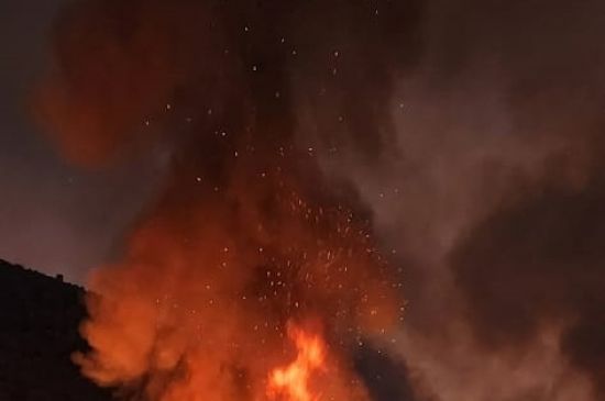 Siniestro reduce a cenizas una vivienda en el sector Lo Águila Alto de Curacaví