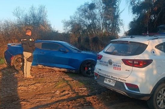 Recuperan en María Pinto vehículo robado en marzo pasado en Santiago